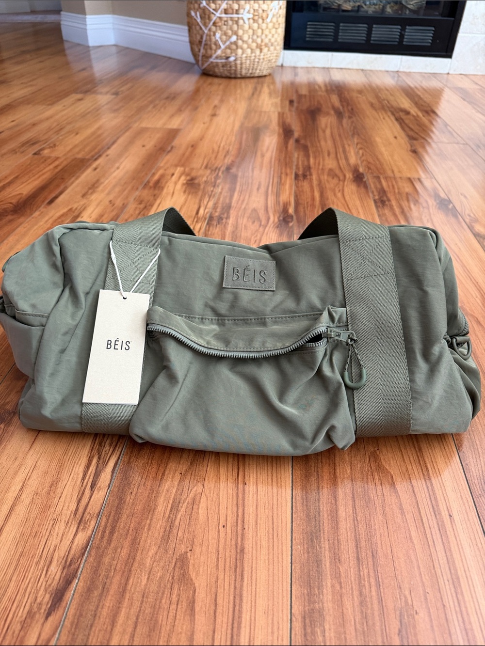 Beis Olive Green Duffle Bag